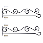 Globleland Iron Flag Wall Hanger, Flagpole Garden Flag Holder, for Outdoors Courtyard
