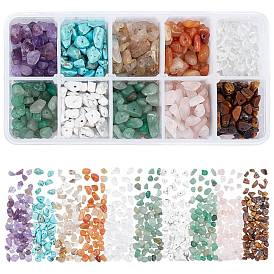 ARRICRAFT Natural & Synthetic Mixed Gemstone Chip Beads