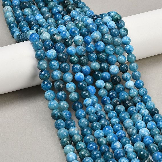 Природного апатита нитей бисера, круглые