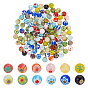 120 шт. круглые стеклянные бусины миллефиори ручной работы