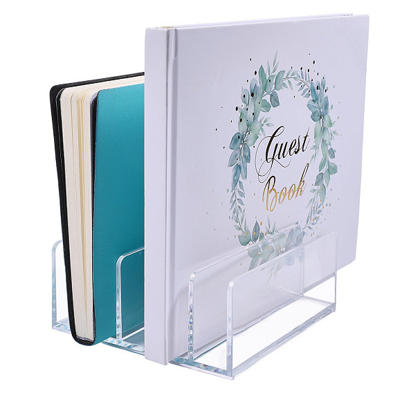 Квадратная акриловая подставка для книг