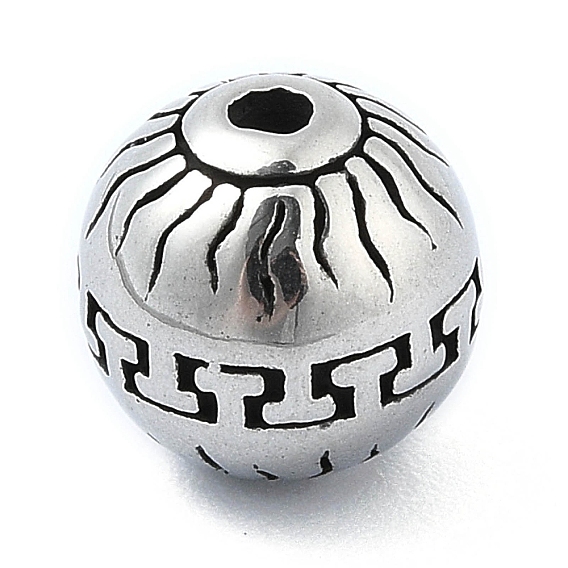 304 из нержавеющей стали бусы, круглые