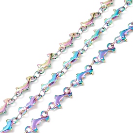 304 цепи из нержавеющей стали ссылка, пайки, ионное покрытие (ip), дельфин