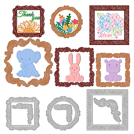 Углеродистая сталь разрезает трафареты, для diy scrapbooking, Фотоальбом, декоративная бумага для тиснения, фоторамки