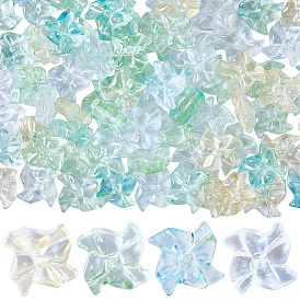 80 шт 4 цвета бусины лэмпворк ручной работы, бусины ветряной мельницы