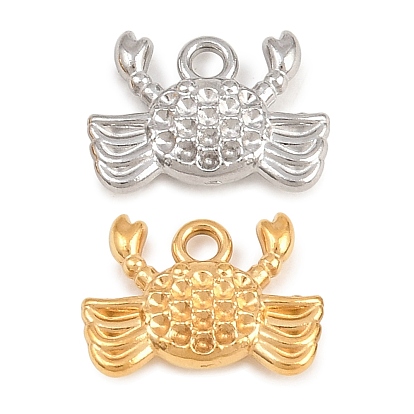 304 прелести нержавеющей стали, краб с текстурными украшениями