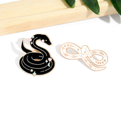Черно-белый набор ковбойских значков со змеиной эмалью и каплей масла