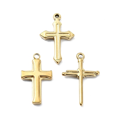 304 подвески из нержавеющей стали, крест очарование
