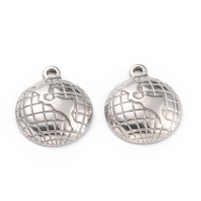 Pendentifs en acier inoxydable, La terre