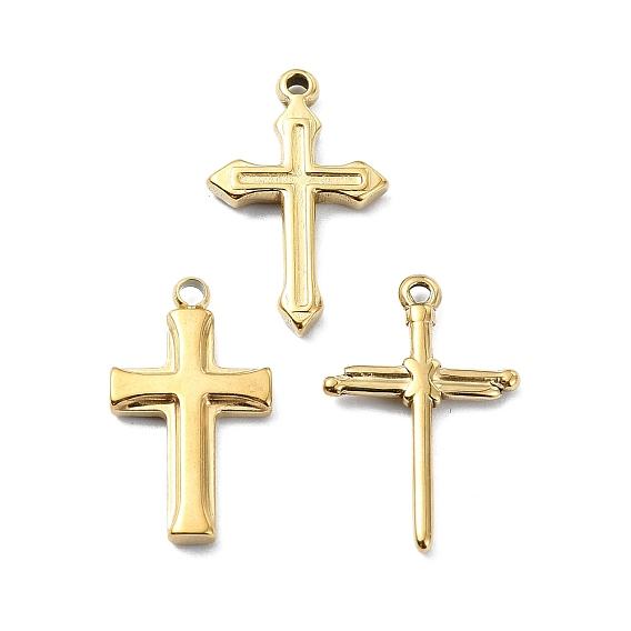 304 подвески из нержавеющей стали, крест очарование
