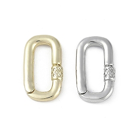 Brass Spring Gate Rings, Oval