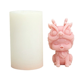 3D силиконовые формы для свечей в китайском стиле «Дракон своими руками», формы для ароматерапевтических свечей, формы для изготовления ароматических свечей