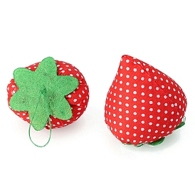 Cotton & Cloth Needle Pin Cushions, Strawberry