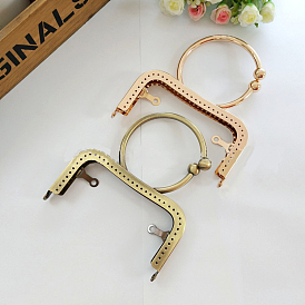 Iron Purse Frame, with Round Handle, for Bag Sewing Craft Tailor Sewer