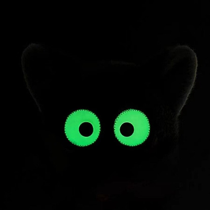 Светящаяся плюшевая игрушка для кошек из полипропилена, светятся в темноте для украшения кукольной игрушки домашняя комната