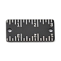 304 Stainless Steel Connector Charms, Double Scale Ruler Links