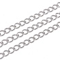 304 из нержавеющей стали скрученные цепи, с катушкой, для изготовления ювелирных изделий DIY, пайки