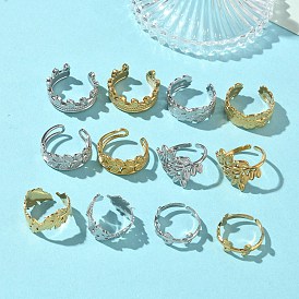 304 открытые кольца-манжеты из нержавеющей стали для женщин, лист