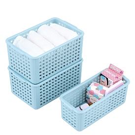 2Pcs PVC Storage Basket Miniature Ornaments, Micro Landscape Home Dollhouse Accessories, Pretending Prop Decorations