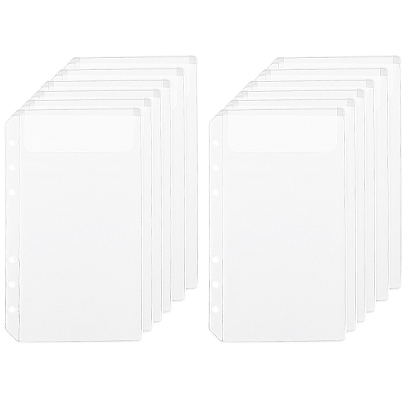 12 шт. страниц ПВХ для переплета, защитные страницы для конвертов, прямоугольные
