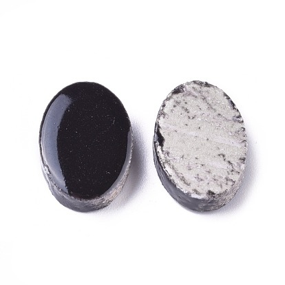 Cabochons en porcelaine, ovale