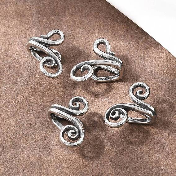 Цветок 316 серьги из нержавеющей стали, не прокалывающие хрящ, клипсы на кольца в носу