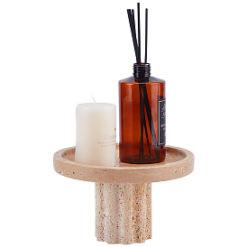 Подставка для ювелирных изделий из натурального мрамора, держатель органайзера для ювелирных изделий