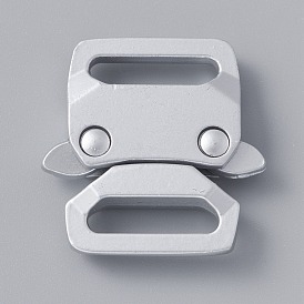 Alloy Side Release Buckles, Survival Bracelet Clasps, with Alloy Findings