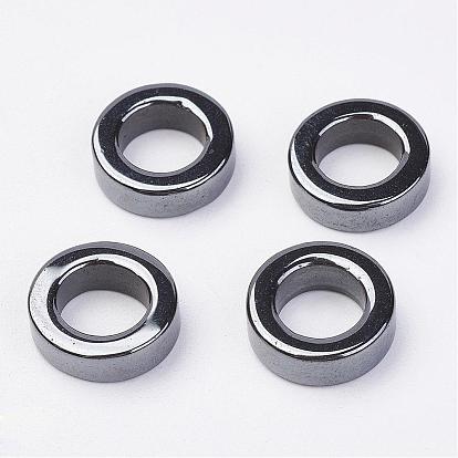 Non-magnetic Synthetic Hematite Beads, Ring/Circle