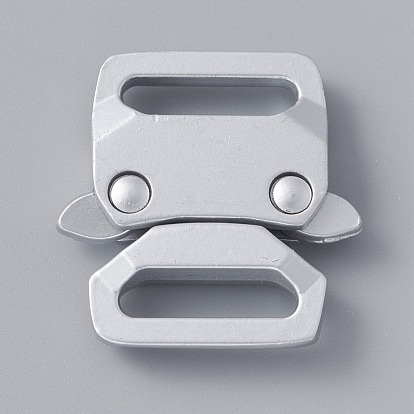 Alloy Side Release Buckles, Survival Bracelet Clasps, with Alloy Findings