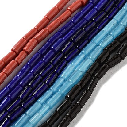 Непальские бусины лэмпворк ручной работы, колонка