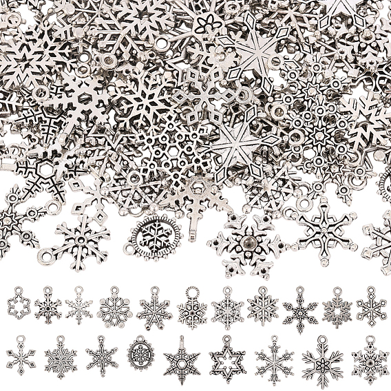 100 шт. Подвески из сплава в тибетском стиле, сыновья хлопья