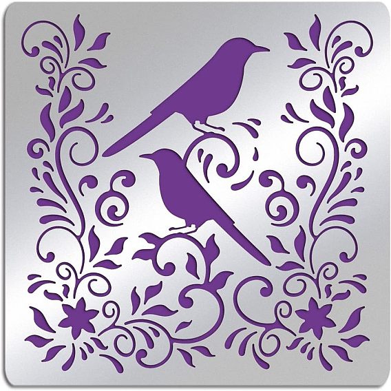 Трафареты для штампов из нержавеющей стали, для diy scrapbooking / фотоальбом, декоративная тисняющая бумажная карточка, матовый цвет нержавеющей стали