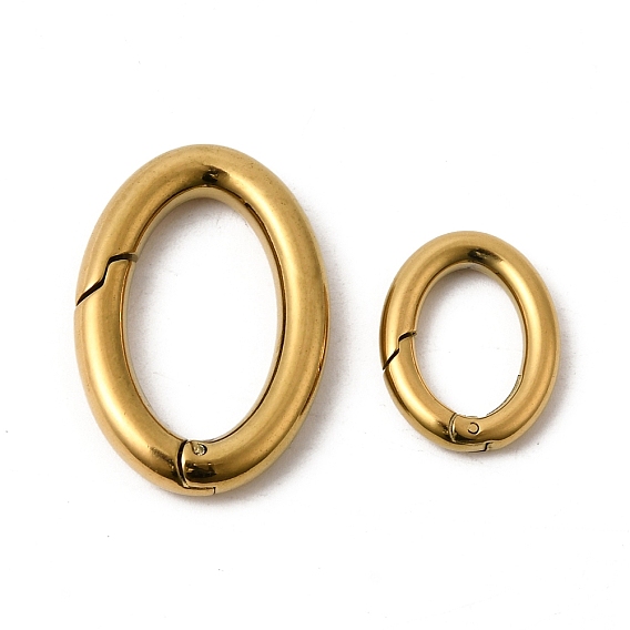 304 пружинные кольца из нержавеющей стали, ионное покрытие (ip), овальные