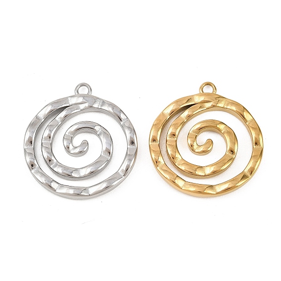 304 подвески из нержавеющей стали, амулет в виде кованого вихря