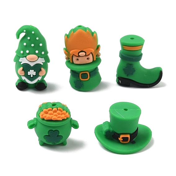 Силиконовые фокусные шарики, фокусные бусы, зелёные