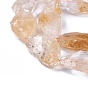 Natural Citrine Beads Strands, Nuggets