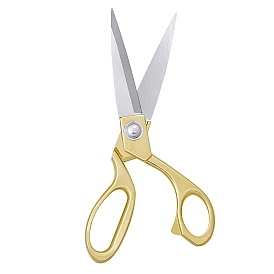 Stainless Steel Scissors, with Zinc Alloy Handle, Orchid Sewing Scissors