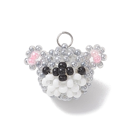 Стеклянные подвески из бисера, коала очарование