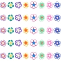 400Pcs 8 Style Handmade Polymer Clay Cabochons, Polymer Clay Slices for Resin Crafts & DIY Projects, Flower