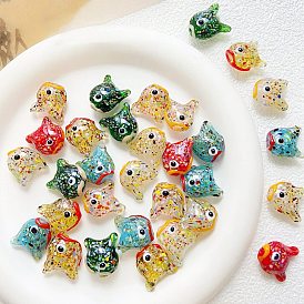 Handmade Lampwork Beads, Fish