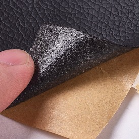 PU Leather Fabric, with Adhesive Back, for Sofas, Car Seats, Handbags, Jackets, First Aid Patch