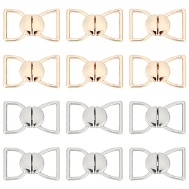 12шт 2 цвета замки для кошельков, пряжка из сплава для сумки, свитер