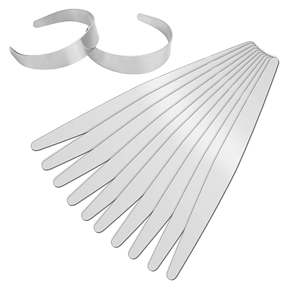 12шт. 304 внутреннее ядро браслета из нержавеющей стали, поделки кожи ядро кольца формообразования, для браслет решений