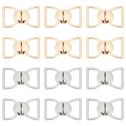 12шт 2 цвета замки для кошельков, пряжка из сплава для сумки, свитер