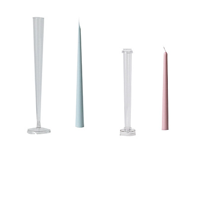 Самодельные пластиковые конические формы для свечей, формы для изготовления свечей, для литья смолы эпоксидная форма