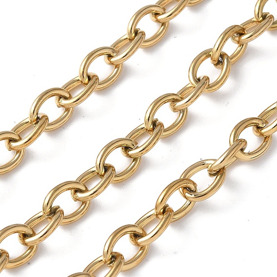 304 кабельные цепи из нержавеющей стали, несварные, с катушкой, ионное покрытие (ip)