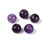 Natürlichen Amethyst Perlen, glatte Rundung