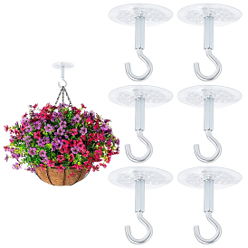 Вопросительный знак из нержавеющей стали, открытый овечий глаз кольцо крючок, с пластиковыми наклейками, не оставляющими следов, и гайкой из цинкового сплава.