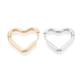 Серьги из 304 нержавеющей стали, сердце